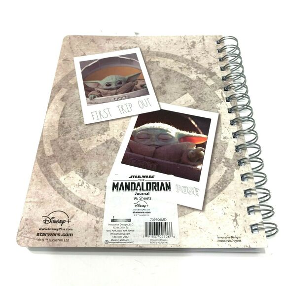 Star Wars The Mandalorian The Child Spiral Journal Notebook 96 Sheets New - Picture 7 of 12